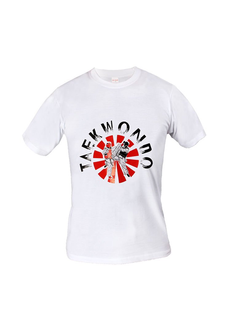 Dosmai Taekwondo Baskılı Antrenman Tişörtü Spor T-Shirt TK834