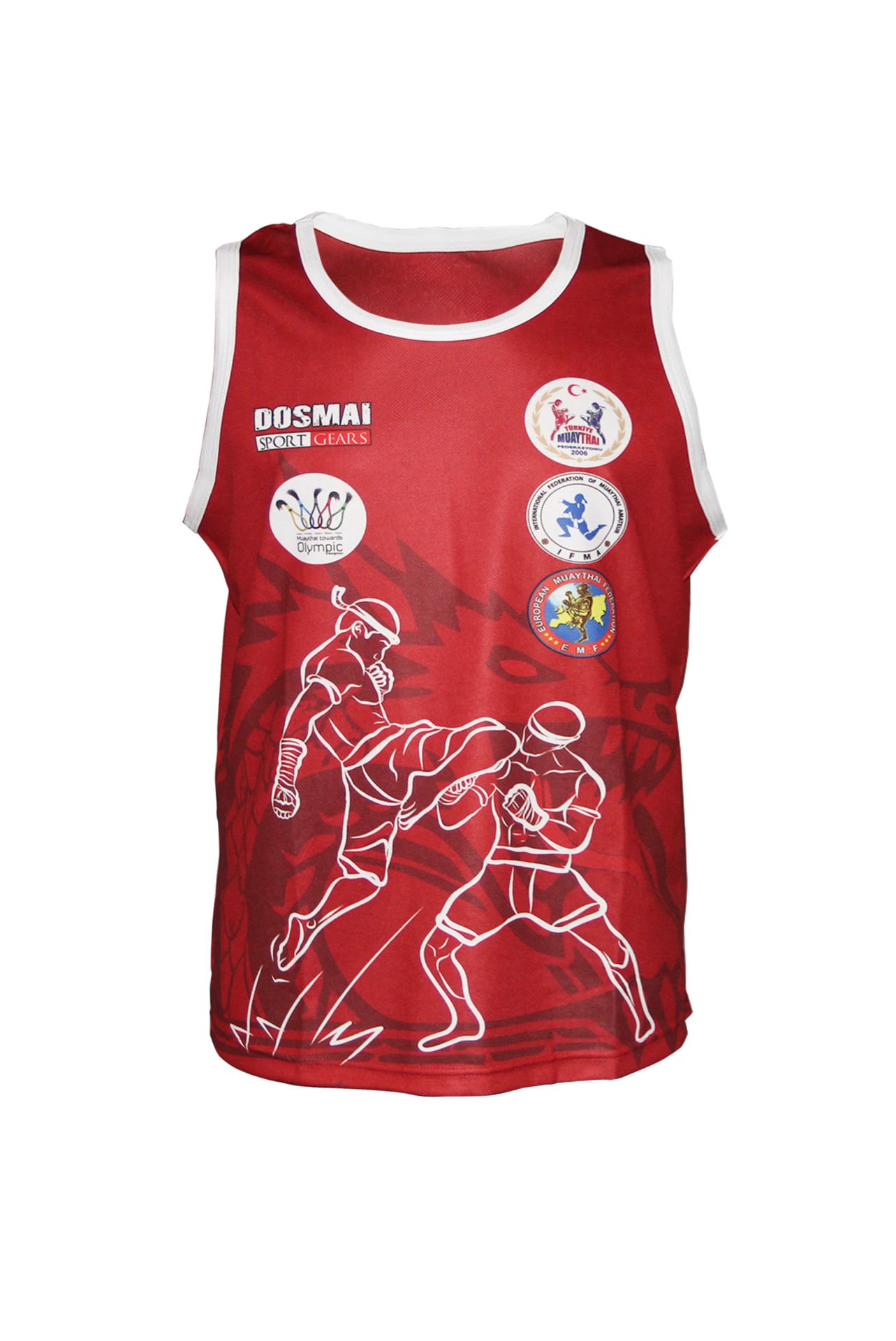 Dosmai Muay Thai Müsabaka Atleti MT144 S - Kırmızı