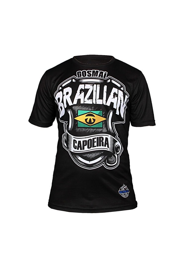 Dosmai Dijital Baskılı Capoeira Bisiklet Yaka Spor T-Shirt CAT017 L