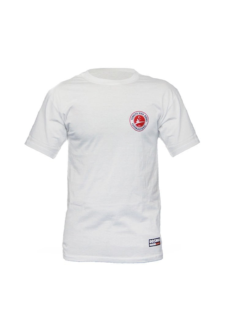 Dosmai Kickboks Baskılı Unisex Bisiklet Yaka T-shirt KBT827