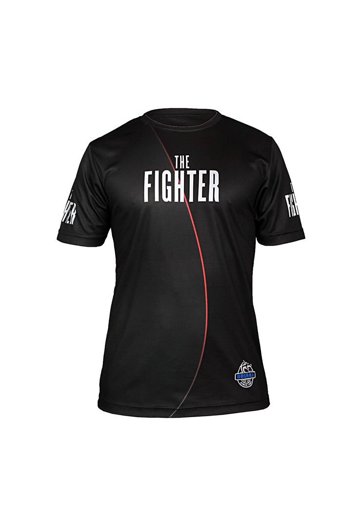 Dosmai Dijital Baskılı Fighter Bisiklet Yaka Spor T-Shirt FGT044 XXL