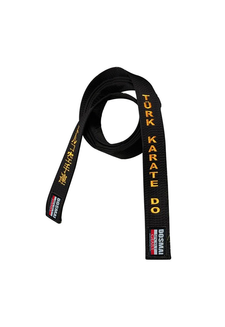 Dosmai Karate Nakışlı Kuşak KK255 320 - Sarı