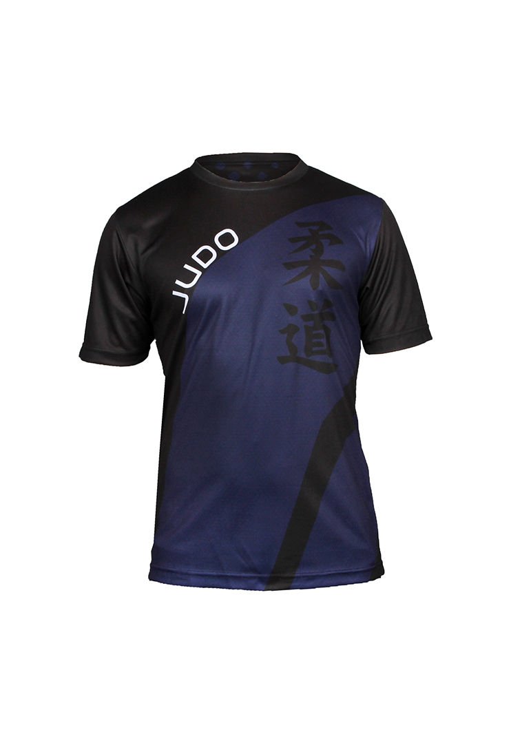 Dosmai Dijital Baskılı Judo Bisiklet Yaka Spor T-Shirt JDT075 S