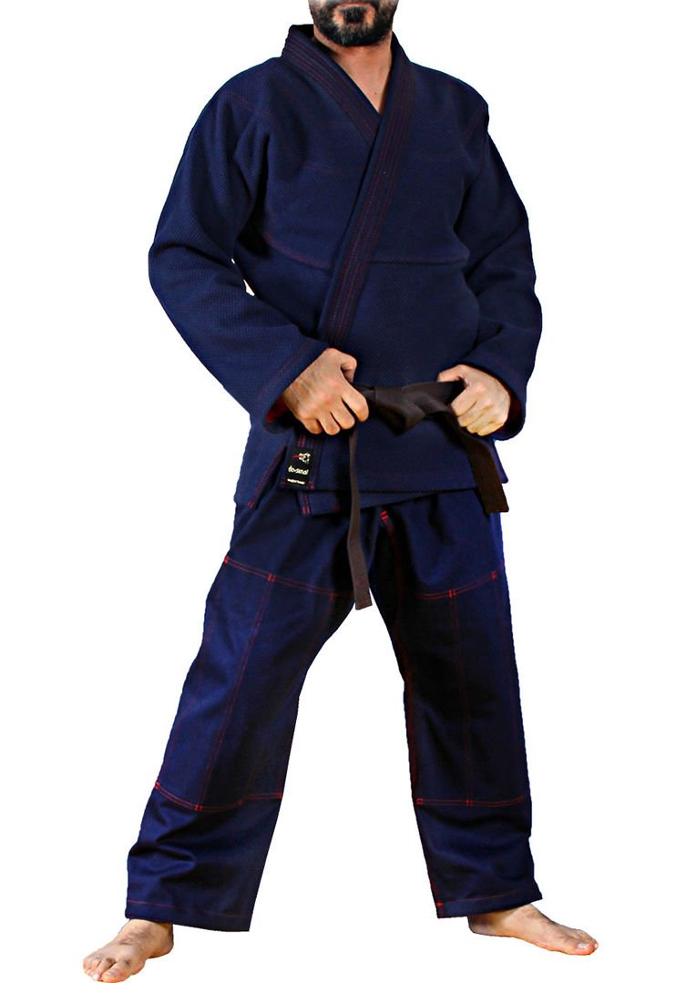 Dosmai Profesyonel Jijutsu Elbisesi (Astarlı) (Kuşaksız) SB102 160 - Lacivert