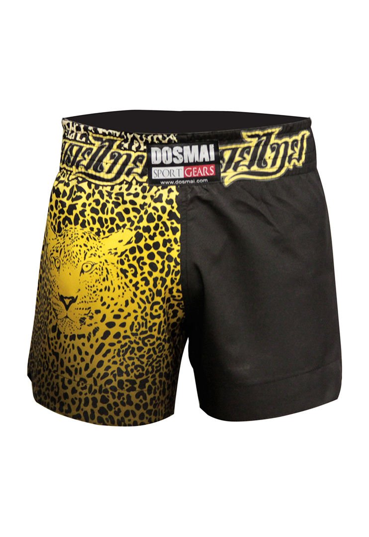 Dosmai Dijital Baskılı Muay Thai Spor Şort MTS217 M - Altın
