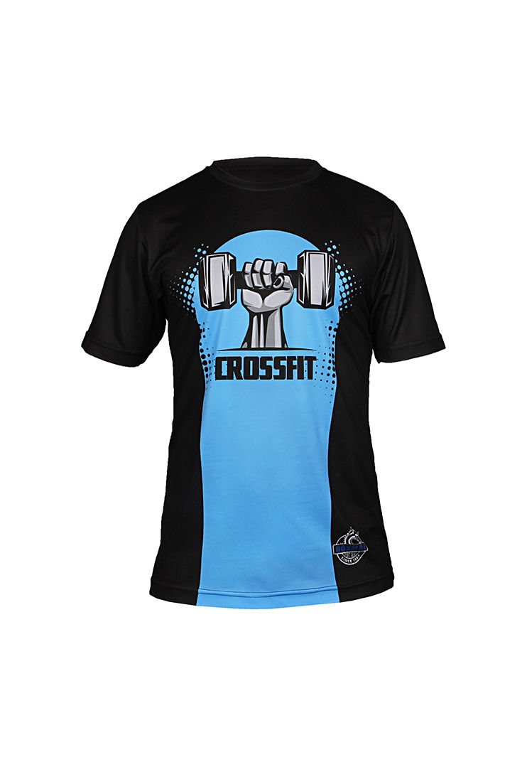 Dosmai Crossfit Dijital Baskılı T-shirt CRT027 Lacivert - XL