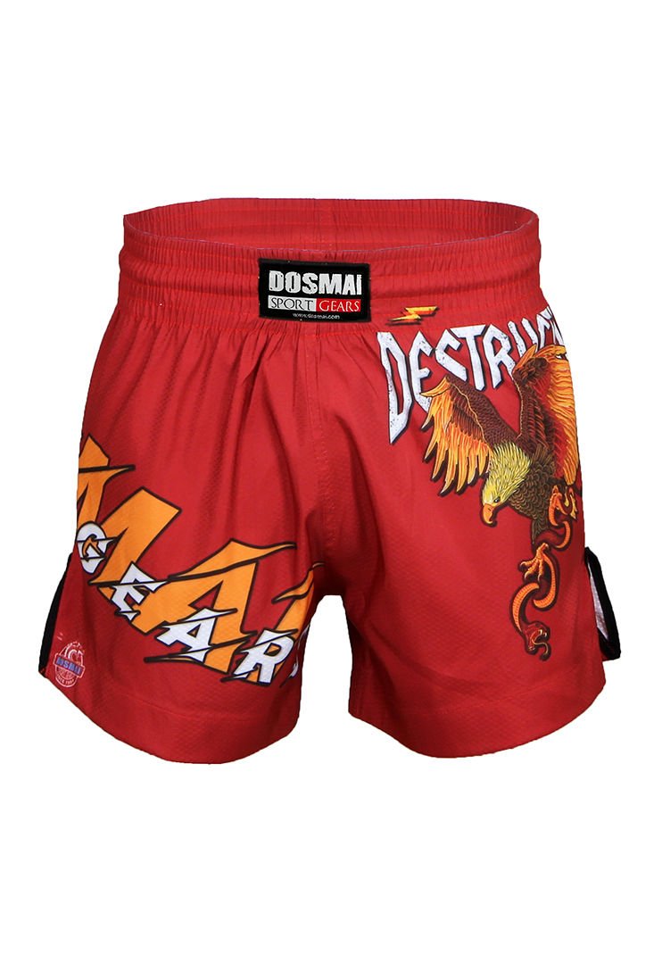 Dosmai Dijital Baskılı Eagle Spor Şort FGS243 M - Kırmızı