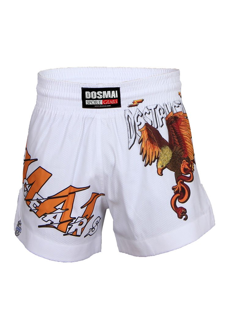 Dosmai Dijital Baskılı Eagle Spor Şort FGS243 S - Beyaz