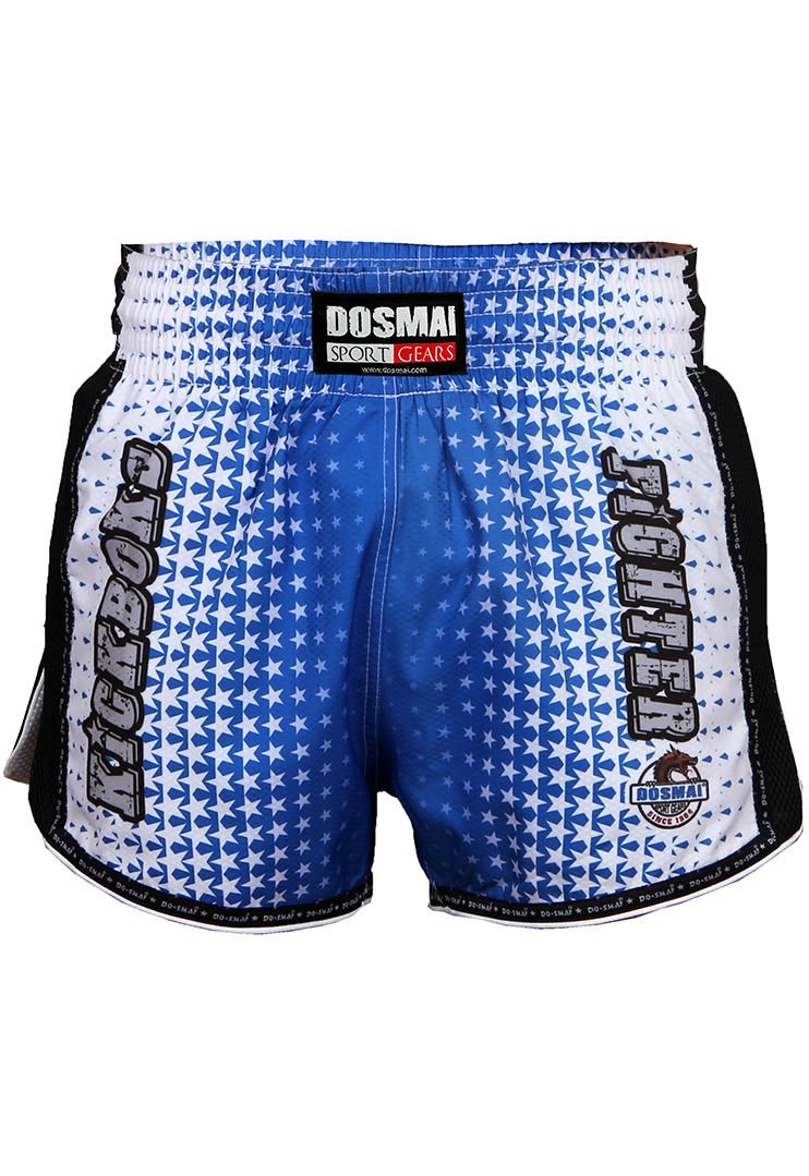 Dosmai Dijital Baskılı Fileli Kickboks Spor Şort KBS239 S - Mavi