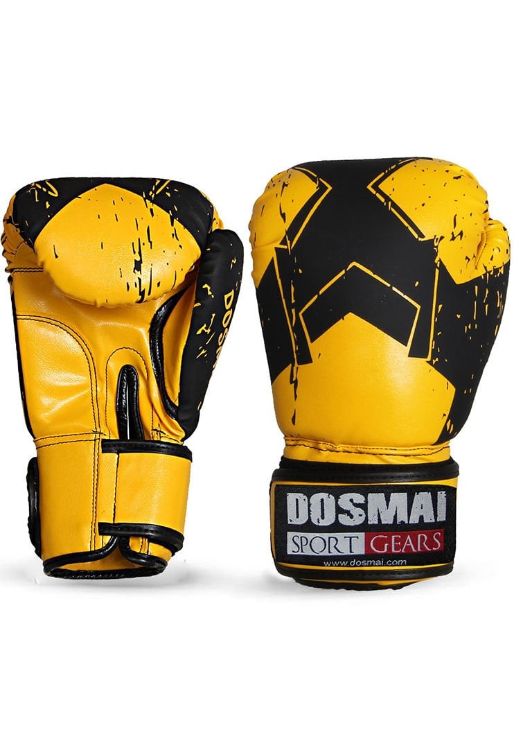 Dosmai Boks Kick Boks Muay Thai Eldiveni EL342 10 Oz - Sarı