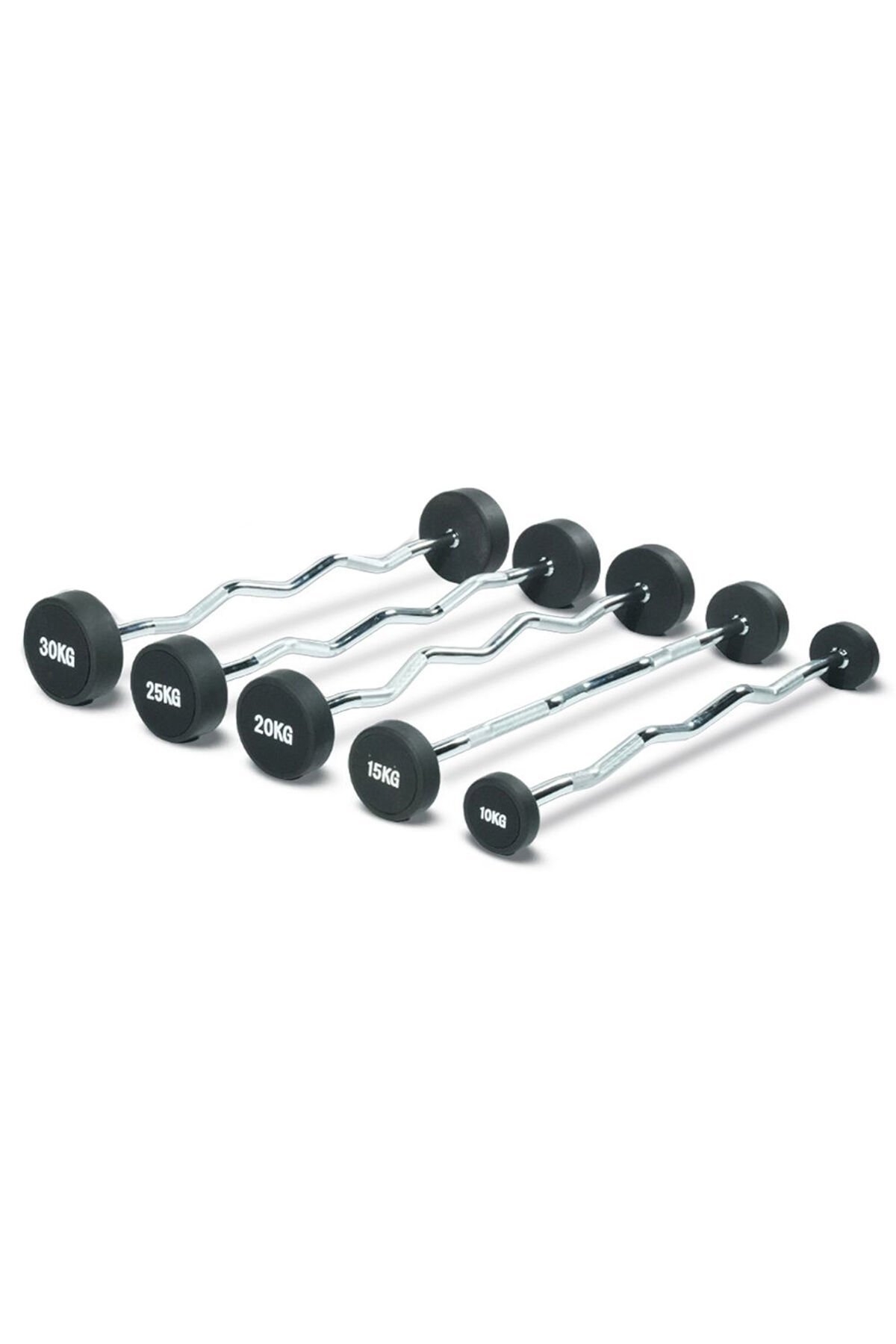 10 - 30 kg Pu Z Olimpik Uzun Dambıl Seti