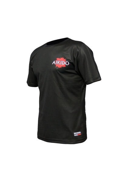 Dosmai Dijital Baskılı Aikido Bisiklet Yaka Spor T-Shirt AIT034 M