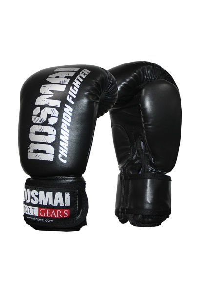 Dosmai Esquize Boks Eldiveni Boks Dişlik Boks Bandaj Seti Siyah - 6 oz
