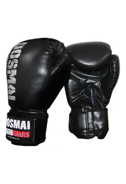 Dosmai Esquize Boks Eldiveni Boks Dişlik Boks Bandaj Seti Siyah - 6 oz