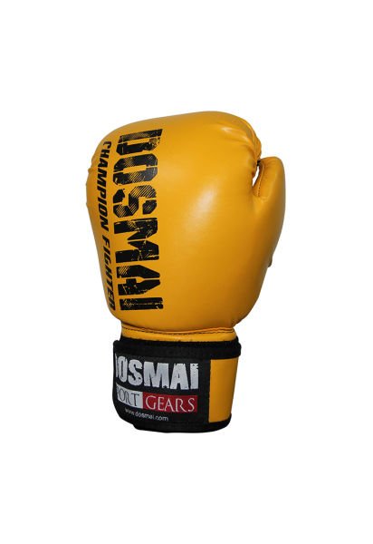 Dosmai Esquize Boks Eldiveni Boks Dişlik Boks Bandaj Seti Sarı - 10 oz