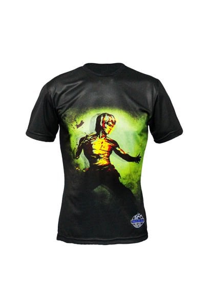 Dosmai Dijital Baskılı Bruce Lee Bisiklet Yaka Spor T-Shirt SBT133 XL