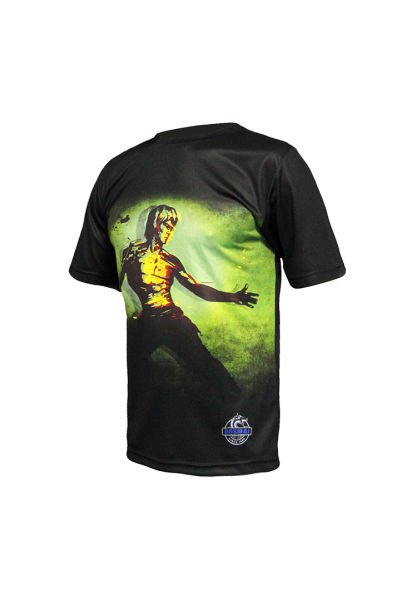 Dosmai Dijital Baskılı Bruce Lee Bisiklet Yaka Spor T-Shirt SBT133 XS