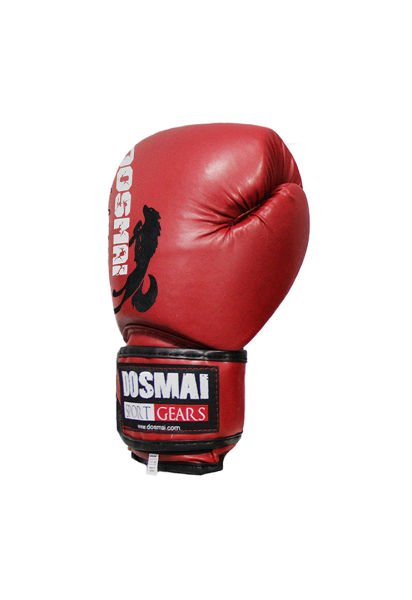 Dosmai Profesyonel Hava Alır Boks Kick Boks Eldiveni EL344 10 oz - Kırmızı