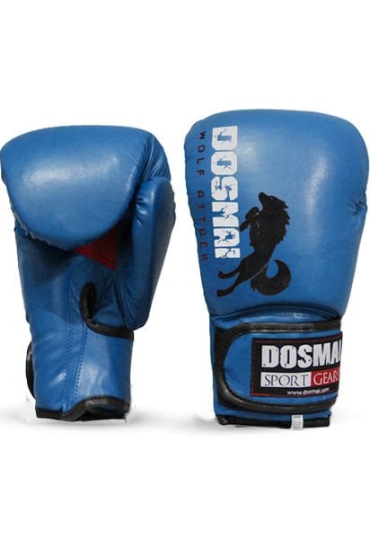 Dosmai Profesyonel Hava Alır Boks Kick Boks Eldiveni EL344 10 oz - Mavi