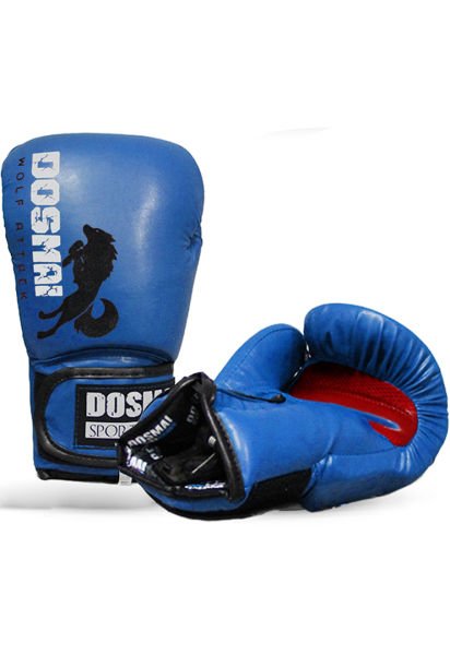 Dosmai Profesyonel Hava Alır Boks Kick Boks Eldiveni EL344 10 oz - Mavi