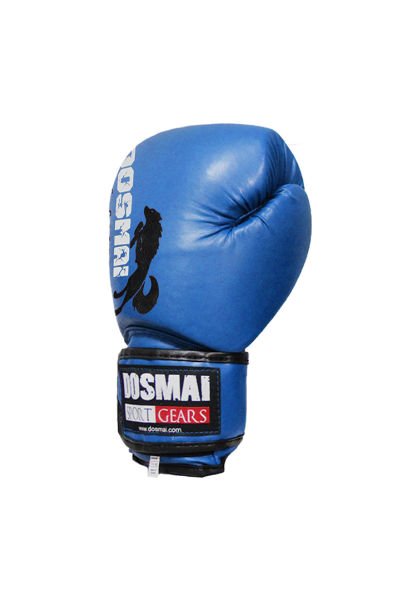 Dosmai Profesyonel Hava Alır Boks Kick Boks Eldiveni EL344 10 oz - Mavi
