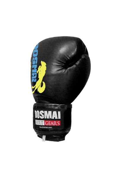 Dosmai Profesyonel Hava Alır Boks Kick Boks Eldiveni EL344 10 oz - Siyah