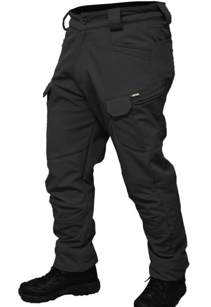Softshell Tactical Outdoor Pantolon 1062 Siyah - XXL