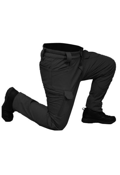 Softshell Tactical Outdoor Pantolon 1062 Siyah - XXL