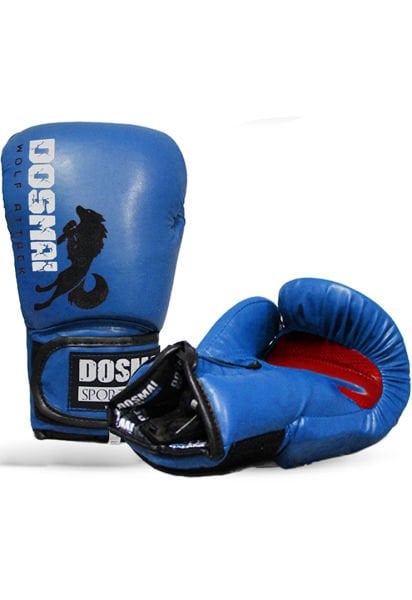 Dosmai Profesyonel Hava Alır Boks Kick Boks Eldiveni EL344 8 oz - Mavi