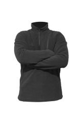 Yarım Fermuar Tactical Outdoor Polar 201 Siyah - XL