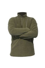 Yarım Fermuar Tactical Outdoor Polar 201 Yeşil - XXL
