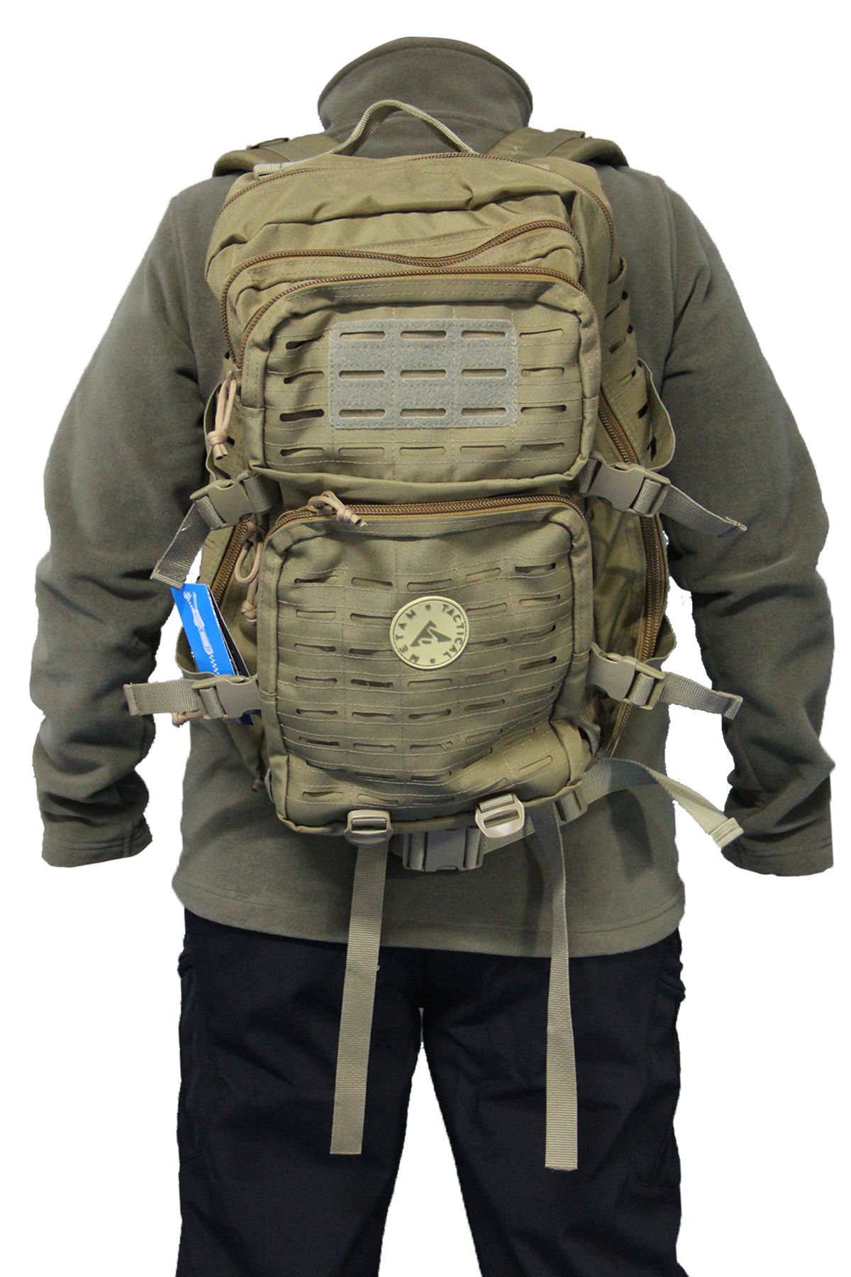 Tactical Outdoor Su Geçirmez Sırt Çantası, Dağcı Çantası 1445 Bej