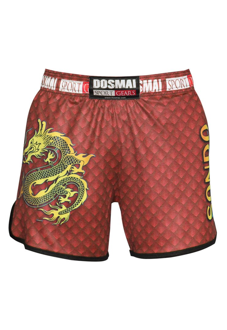 Dosmai Dijital Baskılı Sanda Ejder Spor Şort VSS260 S - Kırmızı
