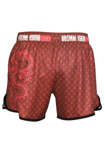 Dosmai Dijital Baskılı Sanda Ejder Spor Şort VSS260 XS - Kırmızı