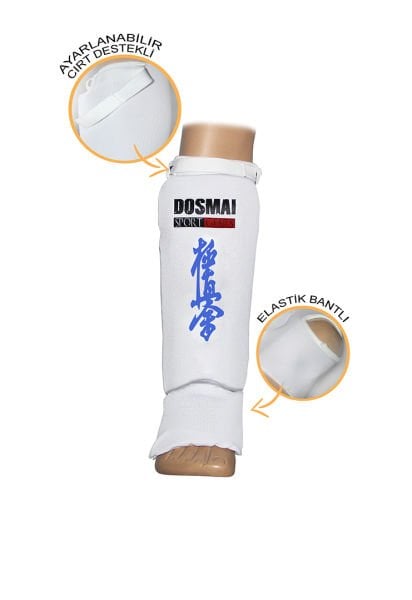 Dosmai Profesyonel Örme Ayak Kaval Koruma Seti KO477 XL - Beyaz