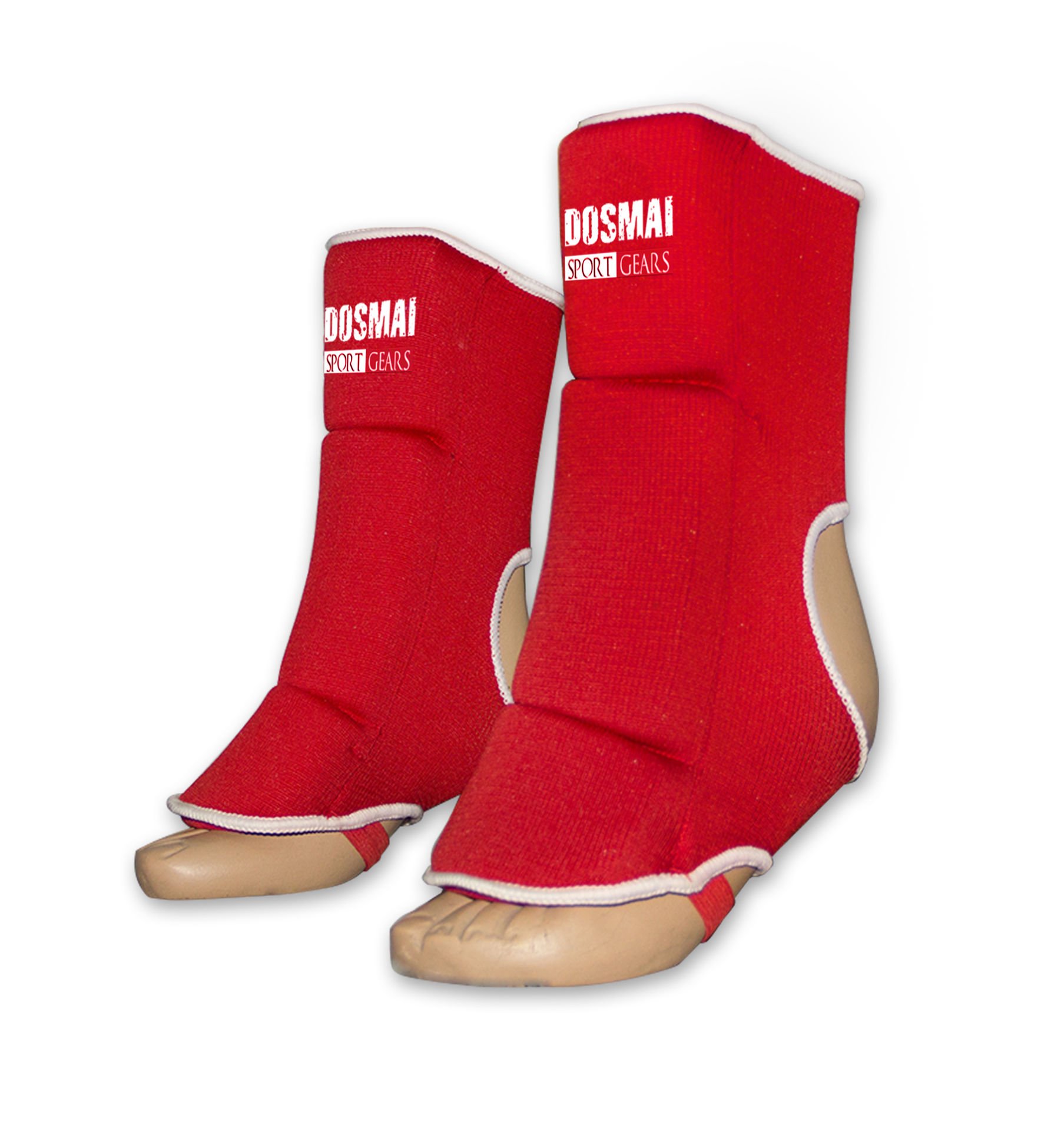 Dosmai Dövüş Sporları Örme Ayak Üstü Koruyucu KO481 M - Kırmızı
