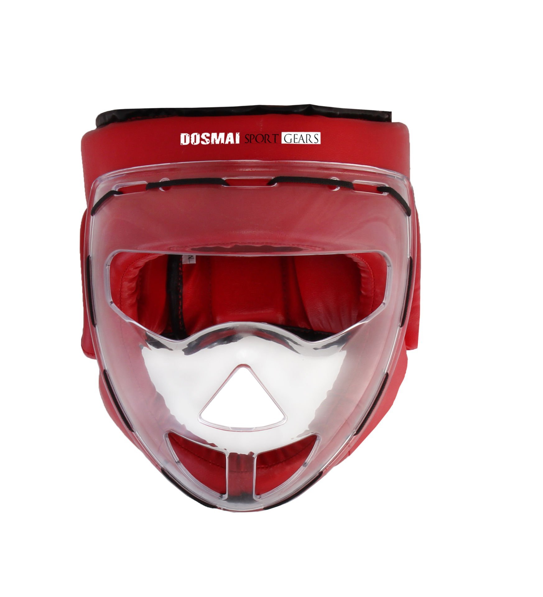 Dosmai Mika Yüz Korumalı Kick Boks Muay Thai Maç Kaskı KO372 M - Kırmızı