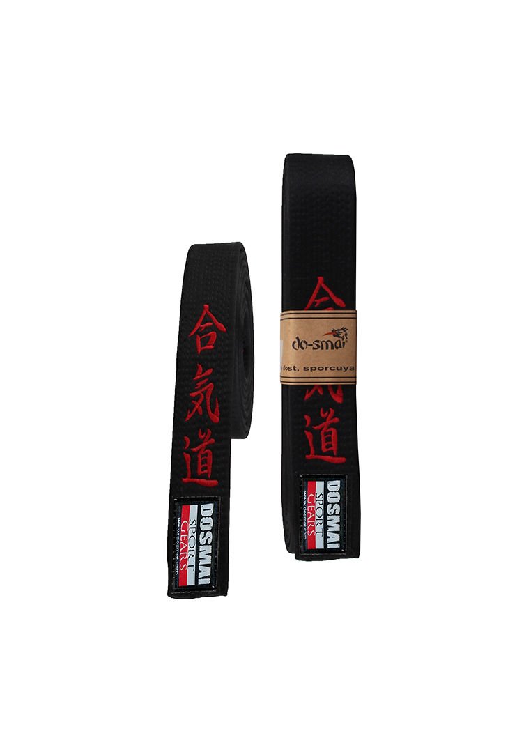 Dosmai Aikido Nakışlı Kuşak AK258 340 - Kırmızı