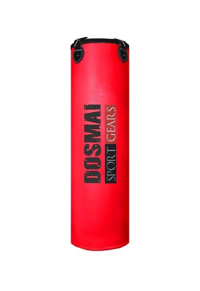 Dosmai Asma Aparatlı Salon Tipi Boks Kum Torbası 180*40 cm KT565 Kırmızı