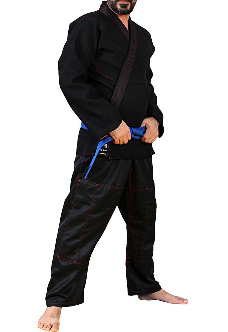 Dosmai Kuşaklı Serbest Dövüş Elbisesi SB101 170 - Siyah