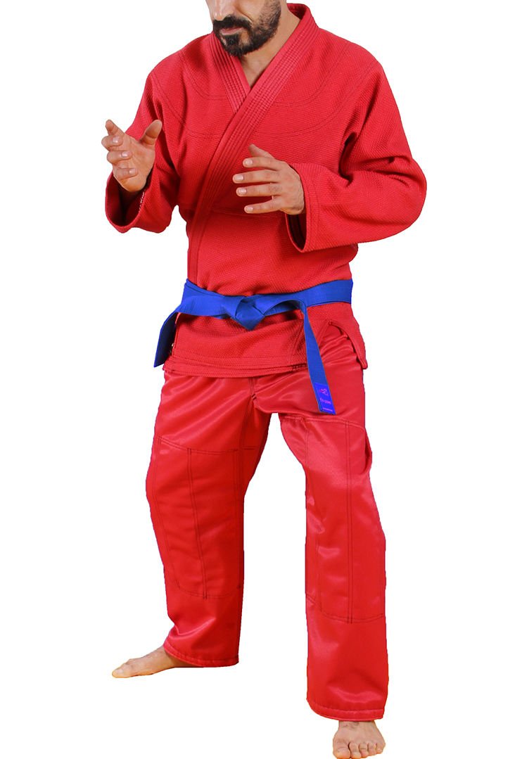 Dosmai Kuşaklı Serbest Dövüş Elbisesi SB101 180 - Kırmızı