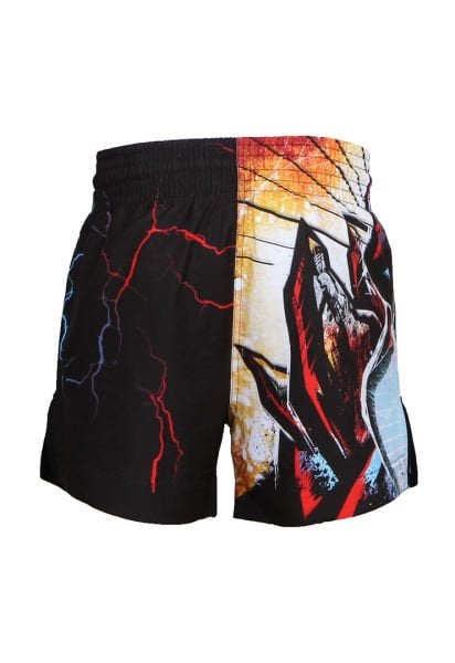 Dosmai Dijital Baskılı Fighter Spor Şort FGS234 L - Siyah