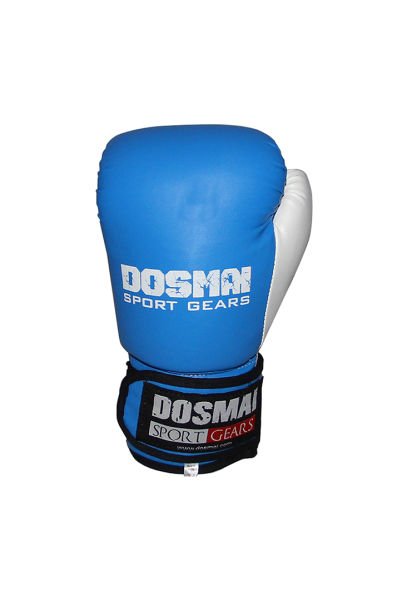 Dosmai Profesyonel Boks Kick Boks Eldiveni EL351 Mavi - 12 oz