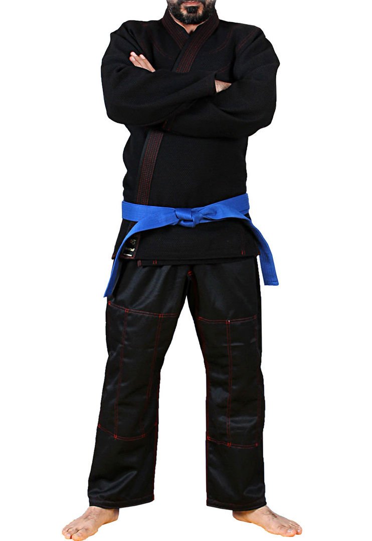 Dosmai  Profesyonel Jijutsu Elbisesi (Astarlı) (Kuşaksız) SB102 170 - Siyah