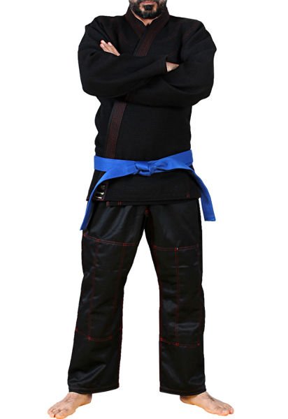 Dosmai  Profesyonel Jijutsu Elbisesi (Astarlı) (Kuşaksız) SB102 190 - Siyah