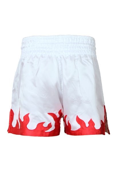 Dosmai Türkiye Nakışlı Boks Spor Şort BKS218 Beyaz - XS