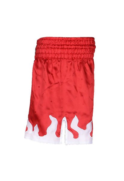 Dosmai Türkiye Nakışlı Boks Spor Şort BKS218 Kırmızı - L