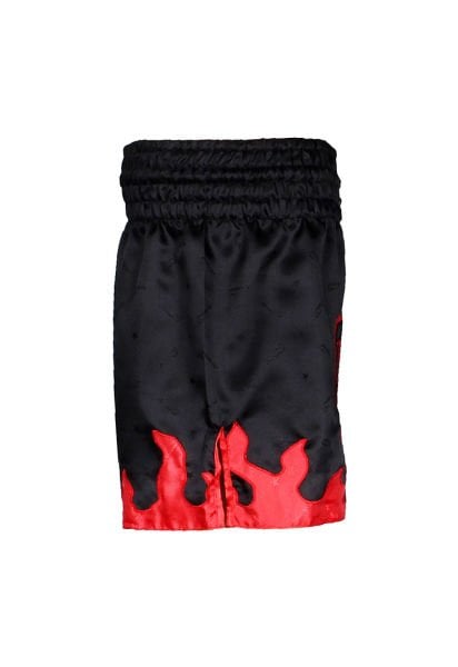 Dosmai Türkiye Nakışlı Boks Spor Şort BKS218 Siyah - XS