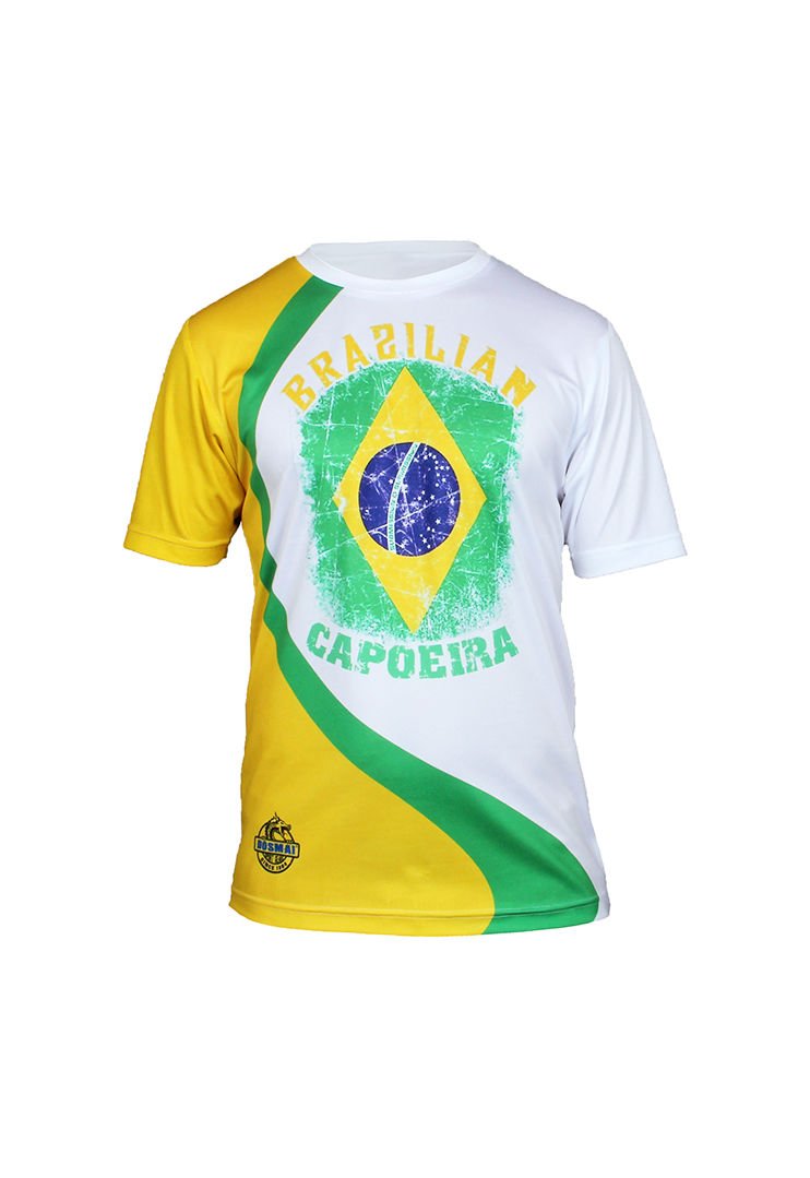 Dosmai Dijital Baskılı Capoeira Bisiklet Yaka Spor T-Shirt CAT022 XL