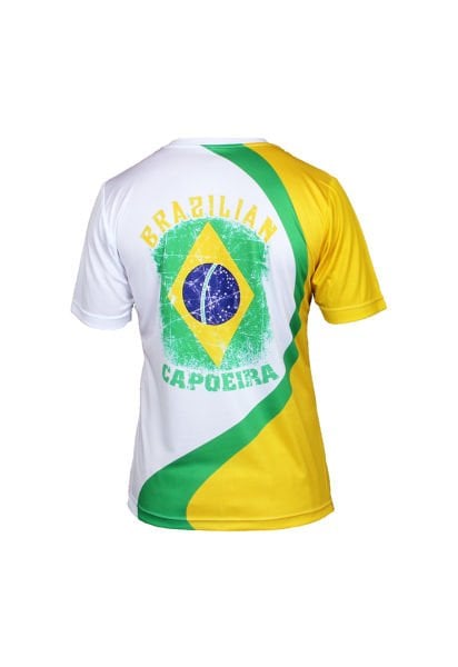 Dosmai Dijital Baskılı Capoeira Bisiklet Yaka Spor T-Shirt CAT022 XL
